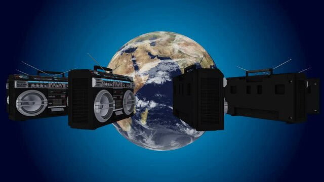 Boombox turn around the world - loop