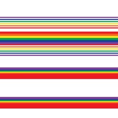 Double Rainbow Striped seamless pattern design