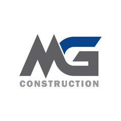 mg logo design design simple - obrazy, fototapety, plakaty