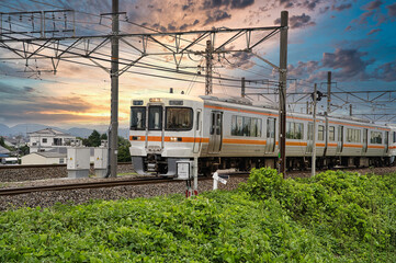 Naklejka premium ローカル鉄道