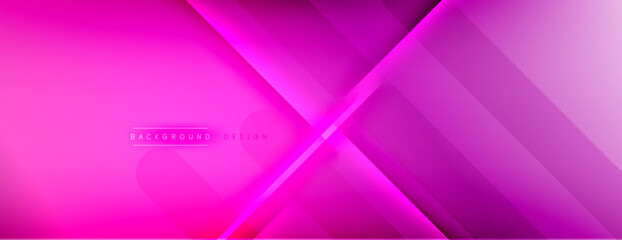 Abstract background. Shadow lines on bright shiny gradient background.