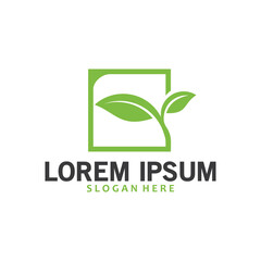 seed garden logo icon vector