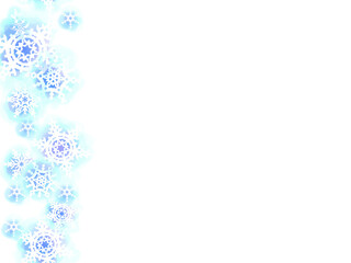 水彩の雪の壁紙、背景。シームレス。