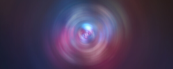 Blue red lens background. Spin radial blur effect background