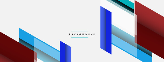 Vector background. Abstract overlapping color lines design with shadow effects. Illustration for wallpaper banner background or landing page