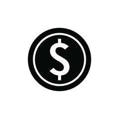 Coin icon vector graphic