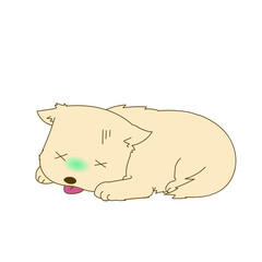 しんどい顔の犬2