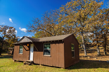 Fall color of the Osage Hills State Park