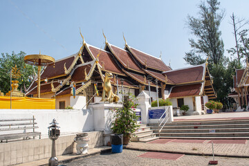 Within Wat Phra That Si Chom Thong is a Buddhist temple in Chiang Mai province northern of Thailand.