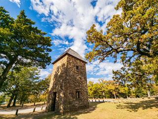 Fototapeta premium Beautiful landscape of the Rock Tower in Lake Murray State Park