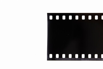 Fototapeta premium (35 mm.) Black and white film collections frame.With black space.film camera. 