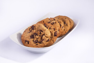 Galletas con chispas de chocolate