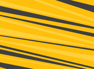 Minimalist background with abstract yellow and black stripe pattern