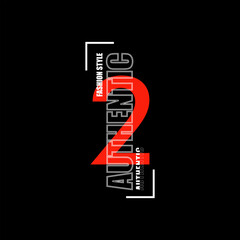 AUTHENTIC NUMBER vintage streetwear fashion division, suitable for clothing designs, icons, logos, stickers. vector eps 10