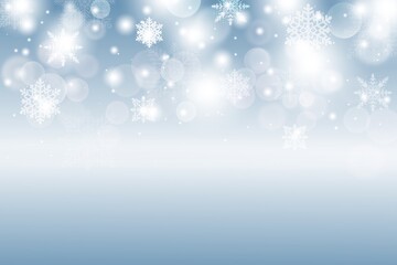 gray blue abstract background. white  light and snowflakes Christmas blurred beautiful shiny lights use wallpaper backdrop and your product.