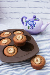 Banana muffins homemade