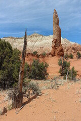 sand pipe in Kodachrome basin utah