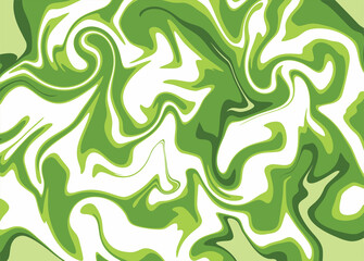 An illustration of abstract green oil paint texture
