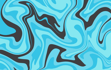 An illustration of abstract blue oil paint texture