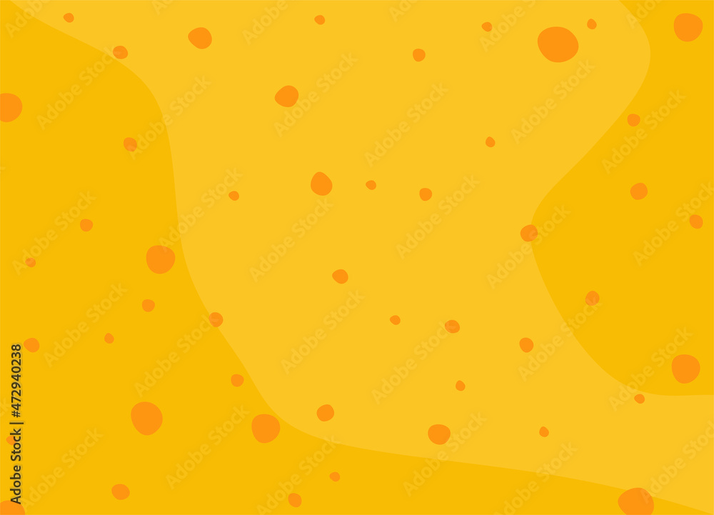 Poster simple yellow background with some dots pattern
