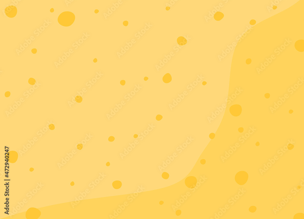 Poster simple yellow background with some dots pattern