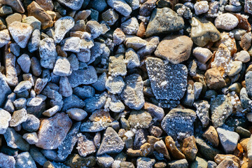 stones on the beach