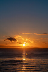 Sunset Over the Ocean