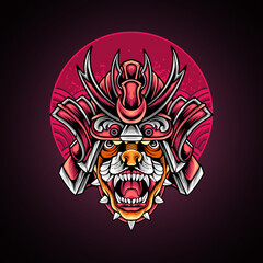 Obraz premium Dog Samurai Animal