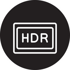 hdr glyph icon