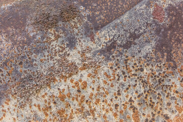 Abstract Dirty Old Pattern Metallic Texture Worn Iron Weathered Background