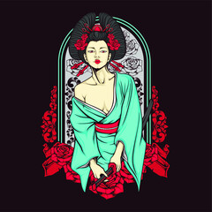 samurai geisha
