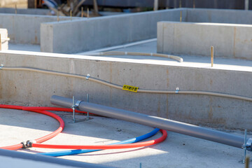 住宅建築のライフライン、基礎と床下に納まる設備配管類