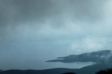 Dark, mysterious coast, beautiful scenery