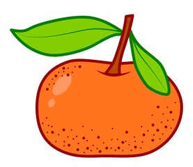 Christmas cartoons clip art. Fruit  illustration