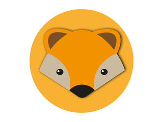 Flat Animal Icon.Vector