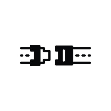 recommend clip art: Black solid icon for belts
