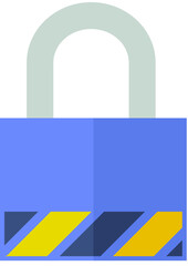 locked-2 icon vector illustration logo style