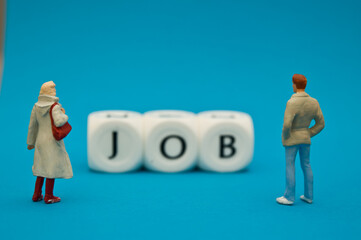 job search and unemployement concept