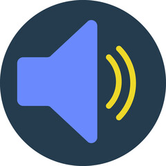 speaker-1 icon vector illustration logo style