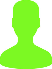 user icon vector illustration logo style