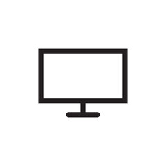 screen flat led monitor icon vector design templates