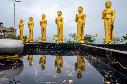 Beautiful Buddhist temple Sri Lanka