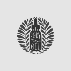 Shape logo design.Hand drawn graphic abstract.Element isolated in white background.