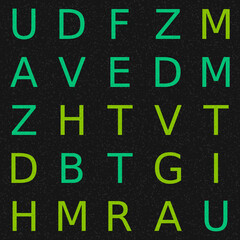 Abstract Geometric Pattern generative computational art illustration