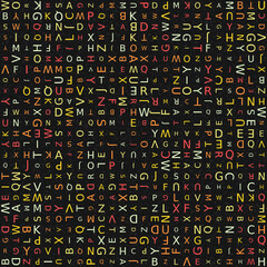 Abstract Geometric Pattern generative computational art illustration