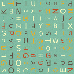 Abstract Geometric Pattern generative computational art illustration