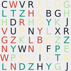 Abstract Geometric Pattern generative computational art illustration