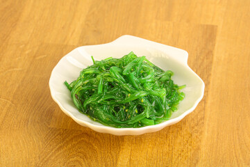 Japanese traditional seaweed salad Chukka