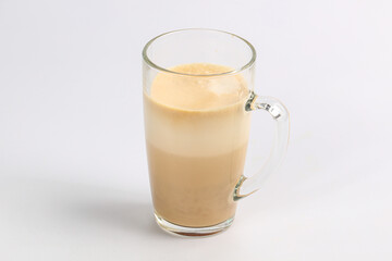 Hot and sweet Latte coffee