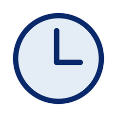 Clock Isolated Vector icon which can easily modify or edit

